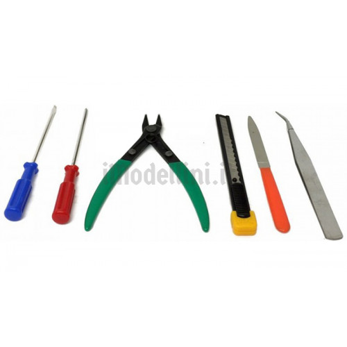 Assortimento Attrezzi Tamiya Basic Tool Set