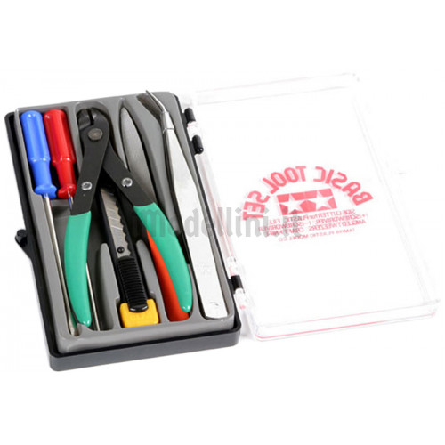 Assortimento Attrezzi Tamiya Basic Tool Set