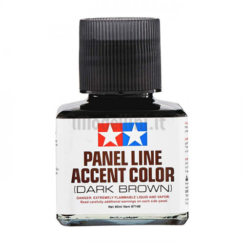 Panel Line Accent Color Enamel Dark Brown