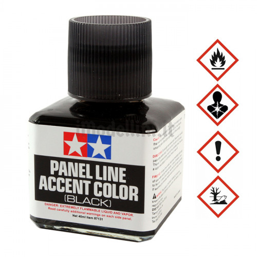 Panel Line Accent Color Enamel Black