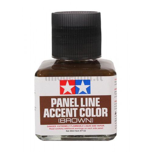 Panel Line Accent Color Enamel Brown