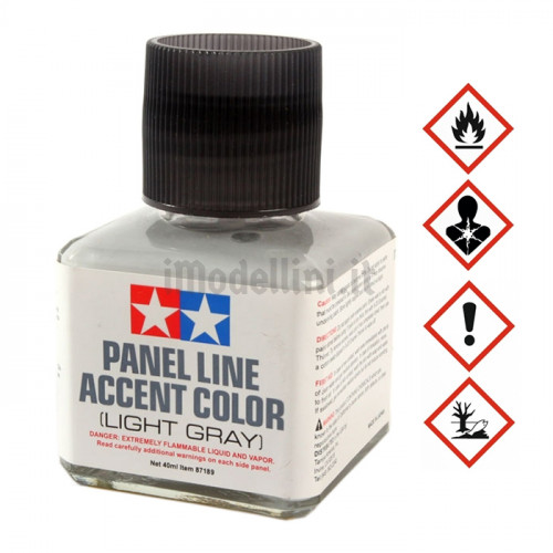 Panel Line Accent Color Enamel Light Gray