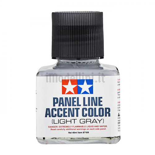 Panel Line Accent Color Enamel Light Gray