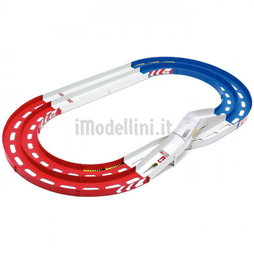 Pista Mini 4WD a 2 Corsie con Ponte Oval Home Circuit