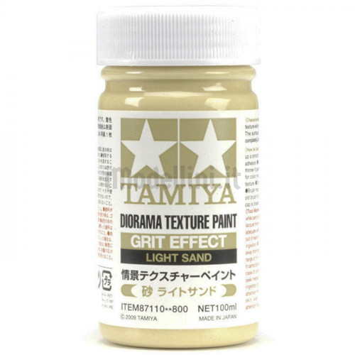 Tamiya 87110 Fondo per Diorama Grit Effect Light Sand