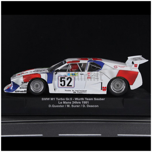 BMW M1 Sauber n.52 Wurth-Lubrifilm Team Sauber 24 Hrs Le Mans 81