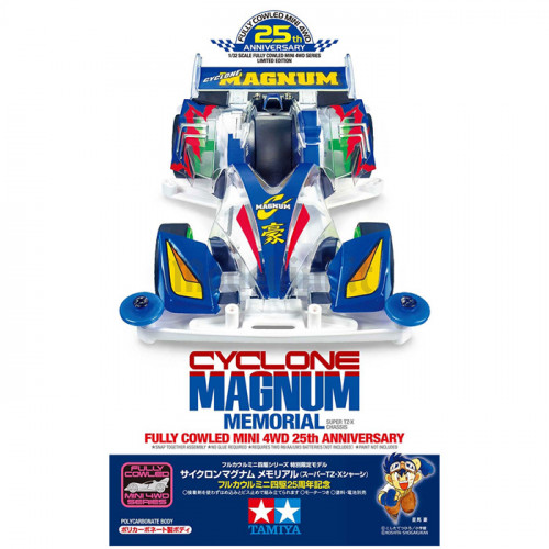 Mini 4WD Cyclone Magnum 25th Anniversary con Telaio Super Tz-X