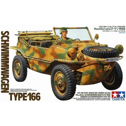 Veicolo Anfibio Tedesco Schwimmwagen Type 166 1:35