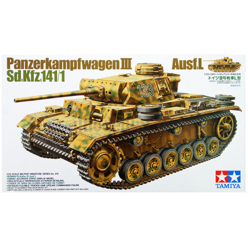 Carro Armato Tedesco Panzer Kampfwagen III Ausf.L 1:35