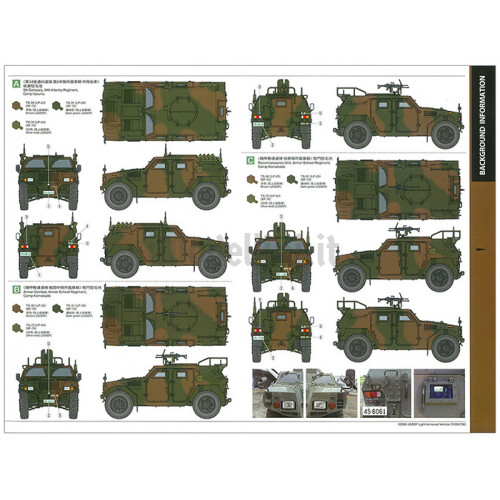 Japan Self Defense Force Light Armored Vehicle 1:35