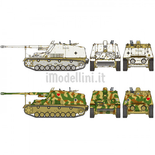 Carro Tedesco Heavy Anti-Tank Gun Nashorn 1:35