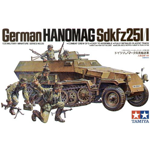 Semicingolato Tedesco Hanomag Sd.Kfz.251/1 1:35