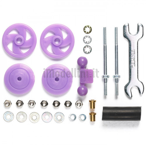 Set Roller e Stabilizzatori a Diametro Largo 17mm Viola