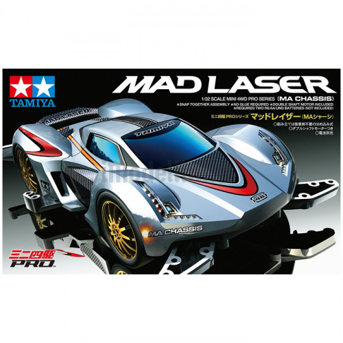 Mini 4WD Mad Laser con Telaio MA