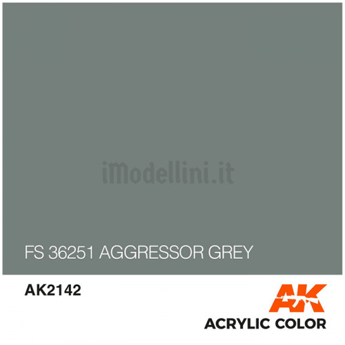 Vernice Acrilica AK Serie Air FS 36251 Agressor Grey