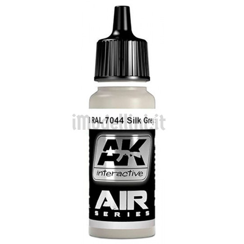 Vernice Acrilica AK Serie Air RAL 7044 Silk Grey