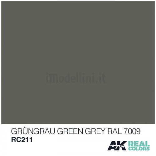Vernice Acrilica AK Real Colors Modern Green Grey RAL 7009 10ml