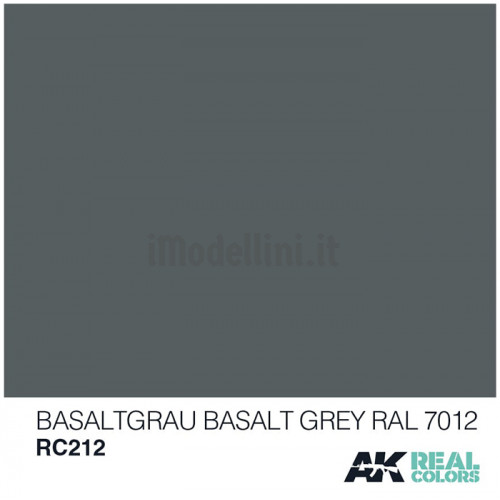 Vernice Acrilica AK Real Colors Basalt Grey RAL 7012 10ml