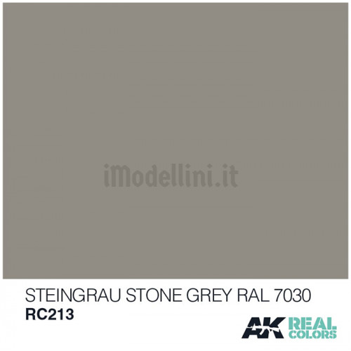 Vernice Acrilica AK Real Colors Stone Grey RAL 7030 10ml