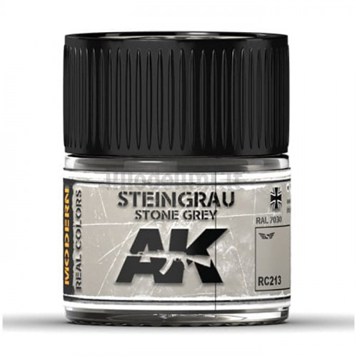 Vernice Acrilica AK Real Colors Stone Grey RAL 7030 10ml