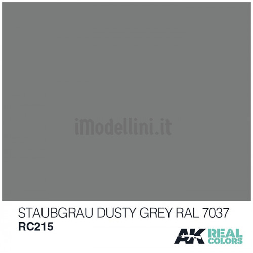 Vernice Acrilica AK Real Colors Dusty Grey RAL 7037 10ml