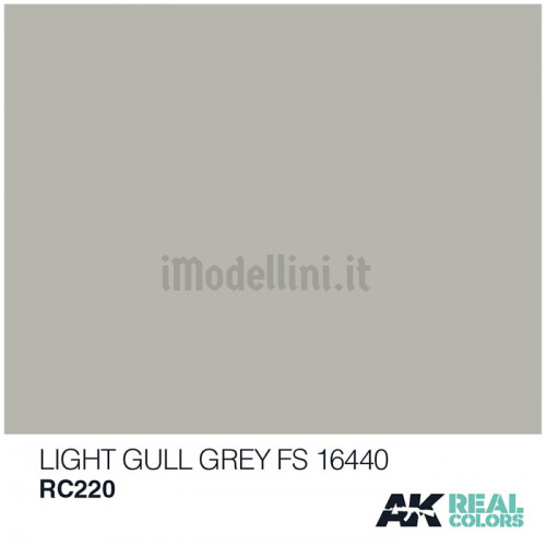 Vernice Acrilica AK Real Colors Light Gull Grey FS 16440 10ml