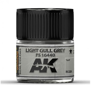 Vernice Acrilica AK Real Colors Light Gull Grey FS 16440 10ml