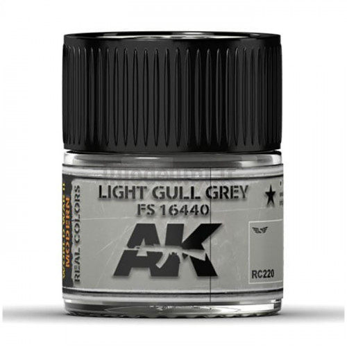 Vernice Acrilica AK Real Colors Light Gull Grey FS 16440 10ml