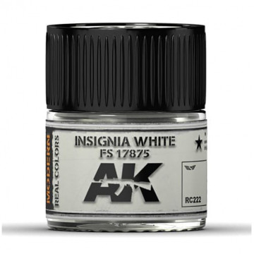 Vernice Acrilica AK Real Colors Insignia White FS 17875 10ml