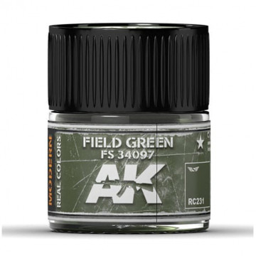 Vernice Acrilica AK Real Colors Field Green FS 34097 10ml