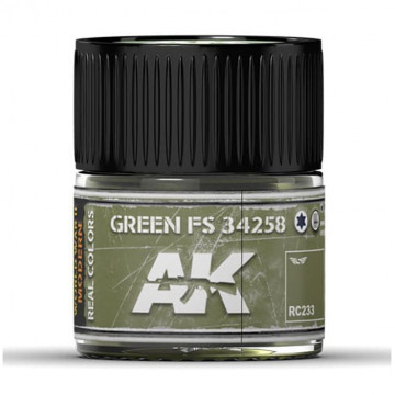 Vernice Acrilica AK Real Colors Green FS 34258 10ml