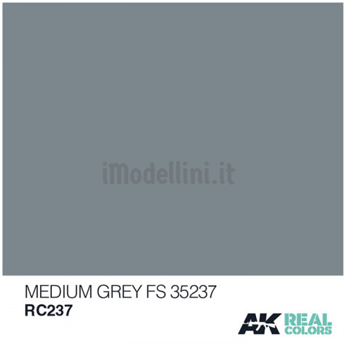 Vernice Acrilica AK Real Colors Medium Grey FS 35237 10ml