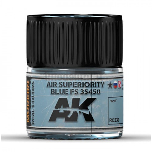 Vernice Acrilica AK Real Colors Air Superiority Blue FS 35450 10ml