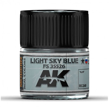 Vernice Acrilica AK Real Colors Light Sky Blue FS 35526 10ml