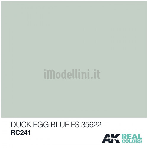 Vernice Acrilica AK Real Colors Duck Egg Blue FS 35622 10ml