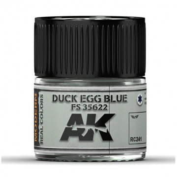 Vernice Acrilica AK Real Colors Duck Egg Blue FS 35622 10ml