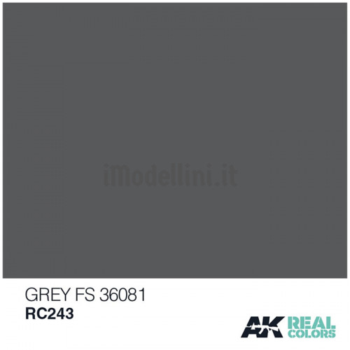 Vernice Acrilica AK Real Colors Grey FS 36081 10ml