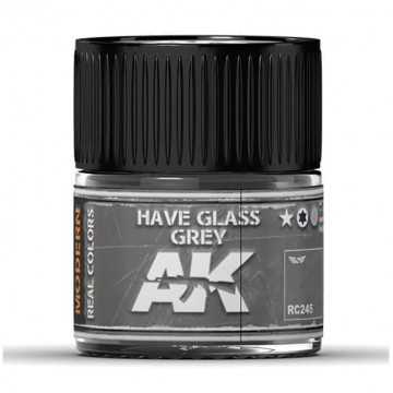 Vernice Acrilica AK Real Colors Have Glass Grey 10ml