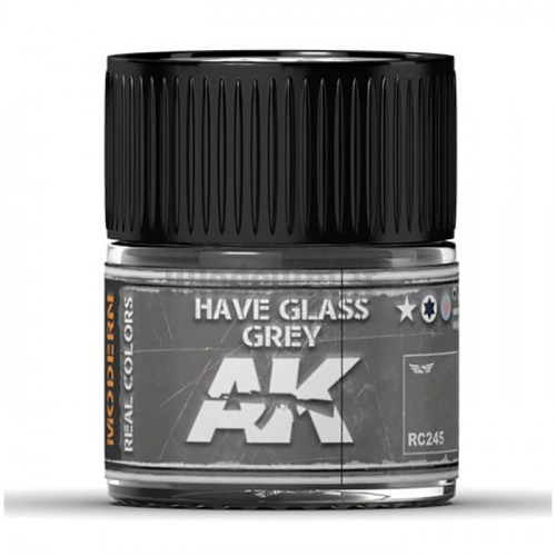 Vernice Acrilica AK Real Colors Have Glass Grey 10ml