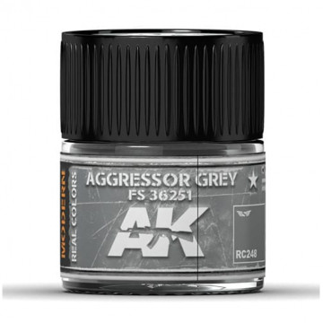 Vernice Acrilica AK Real Colors Aggressor Grey FS 36251 10ml