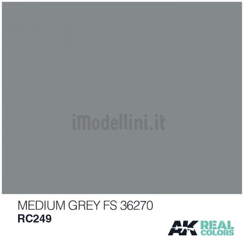 Vernice Acrilica AK Real Colors Medium Grey FS 36270 10ml