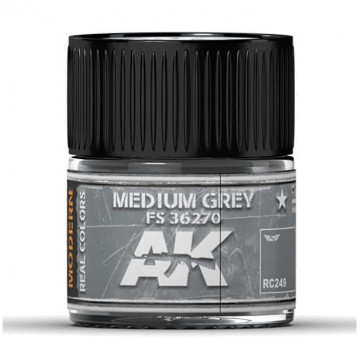 Vernice Acrilica AK Real Colors Medium Grey FS 36270 10ml