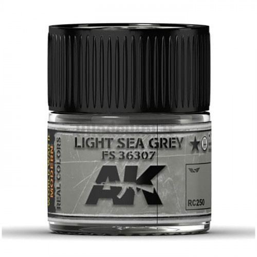 Vernice Acrilica AK Real Colors Light Sea Grey FS 36307 10ml