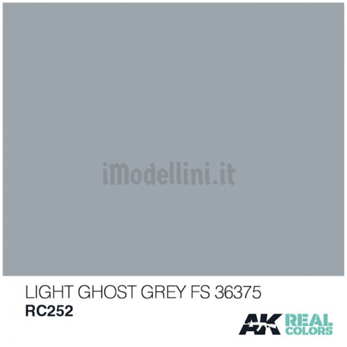 Vernice Acrilica AK Real Colors Light Ghost Grey FS 36375 10ml