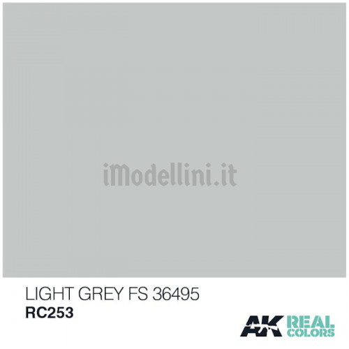 Vernice Acrilica AK Real Colors Light Grey FS 36495 10ml