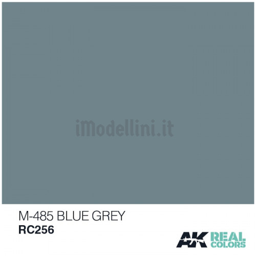Vernice Acrilica AK Real Colors Blue Grey M-485 10ml