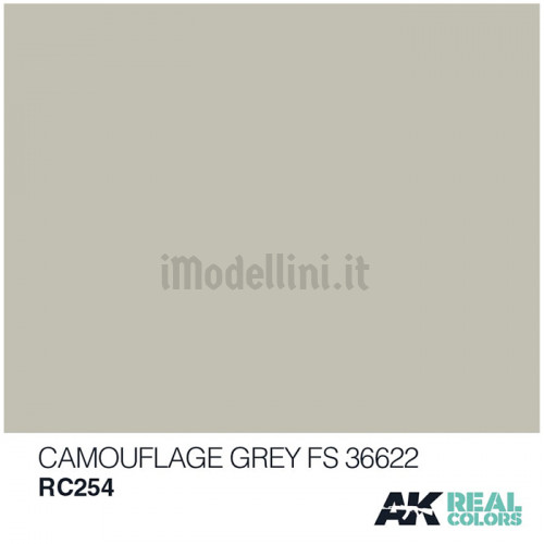 Vernice Acrilica AK Real Colors Camouflage Grey FS 36622 10ml