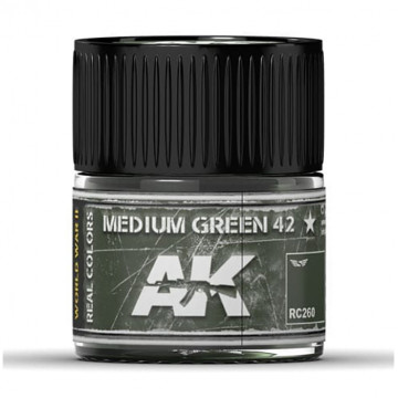 Vernice Acrilica AK Real Colors Medium Green 42 10ml