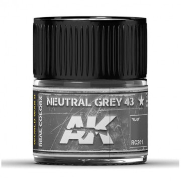 Vernice Acrilica AK Real Colors Neutral Grey 43 10ml