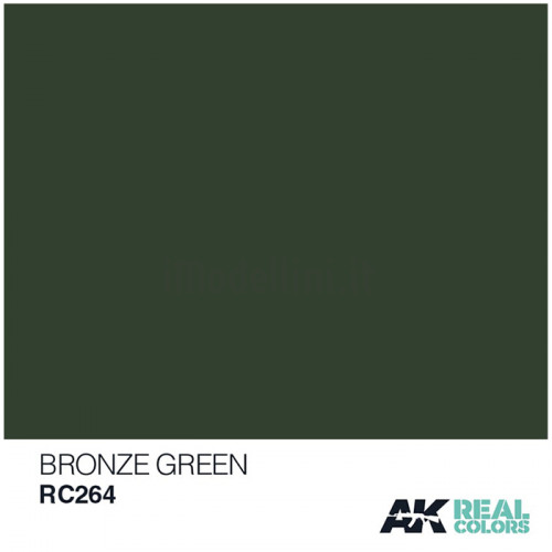 Vernice Acrilica AK Real Colors Bronze Green 10ml